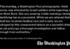 Washington Post statement by Executive Editor Matt Murray saying photographer Heidi Levine was attacked by Israeli settlers in the West Bank, received medical care and is safe.