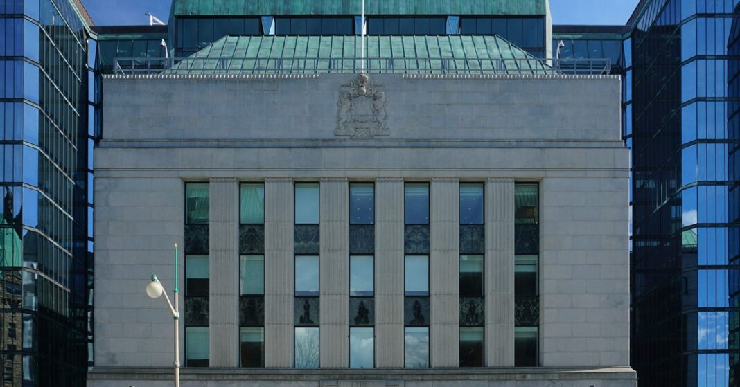 Bank of Canada rate hike: the Bank of Canada facade on Wellington Street in Ottawa (file photo)