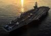US Warns Allies to Prepare for Possible New Iran Strikes File photo of the aircraft carrier USS Theodore Roosevelt transiting the Arabian Gulf, US warns allies Iran strikes