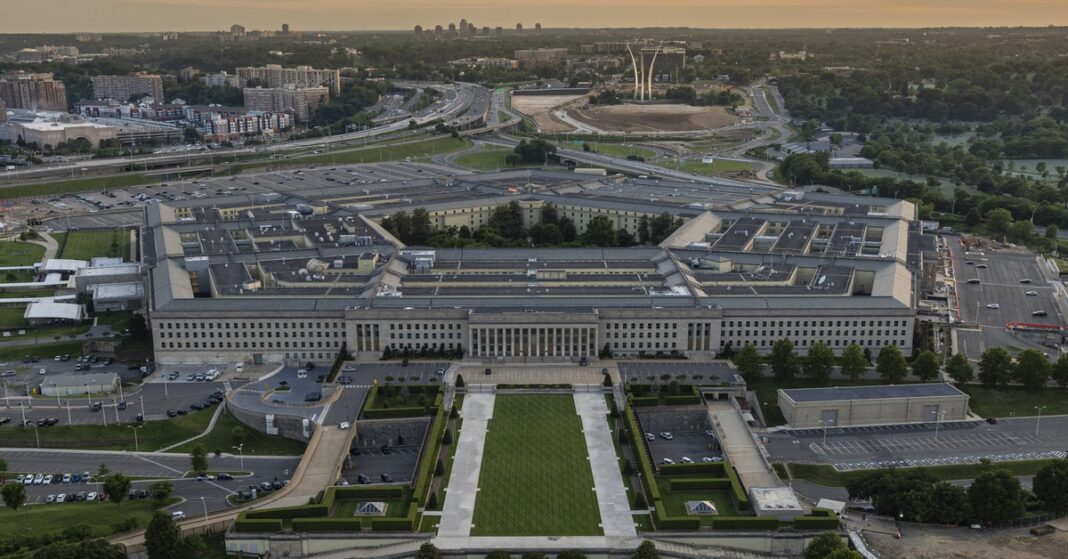Aerial view of the Pentagon in Washington, D.C., Hegseth fires Pentagon top planner