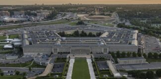 Aerial view of the Pentagon in Washington, D.C., Hegseth fires Pentagon top planner