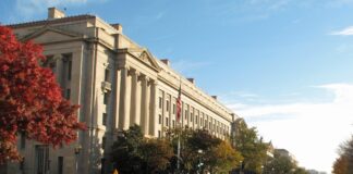 The U.S. Department of Justice headquarters in Washington, D.C.