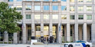 U.S. Immigration and Customs Enforcement headquarters building in Washington, D.C., for the ICE detained US citizen story