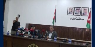 Jordan's public security director and interior minister at a news conference on the Karak church attack