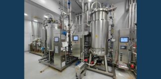 A pharmaceutical manufacturing facility where medicines are produced. The Lilly Goochland County plant will make antibody-drug conjugates for cancer treatment. (File photo)