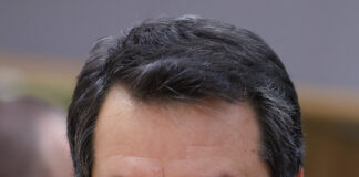 Matteo Salvini, Italy's deputy prime minister and League leader, in a 2025 portrait