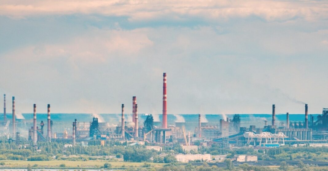 Novolipetsk steel plant attack — panorama of the NLMK steel plant in Lipetsk, Russia (file photo)