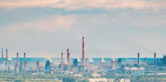 Novolipetsk steel plant attack — panorama of the NLMK steel plant in Lipetsk, Russia (file photo)
