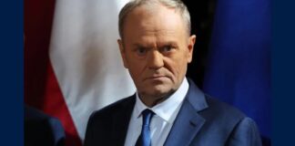 Polish Prime Minister Donald Tusk at the signing of Poland-France agreements in Gdansk, Poland