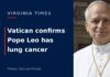 Vatican Confirms Pope Leo Has Lung Cancer After Successful Surgery Pope Leo XIV in his official Vatican Media portrait