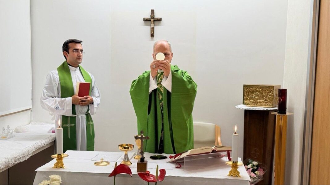 Pope Leo XIV Celebrates Mass at Gemelli Hospital