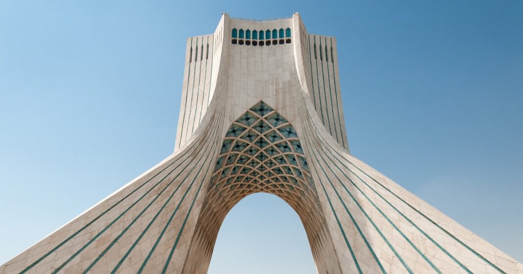 Qatari mediators in Tehran — file photo of the Azadi Tower in Tehran, Iran