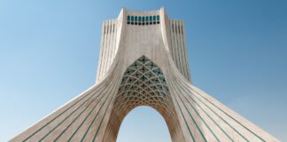 Qatari mediators in Tehran — file photo of the Azadi Tower in Tehran, Iran