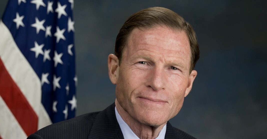 Official portrait of Sen. Richard Blumenthal, a critic of the Trump Russia sanctions waiver.