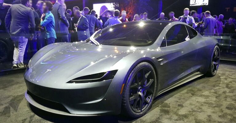 Tesla Unveils Roadster With SpaceX Thrusters, Eyes 2028