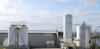 Industrial chemical storage tanks at a tank terminal (file photo)