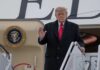 Trump Orders NIH Women’s Health Division and White House Task Force President Donald Trump waves as he boards Air Force One