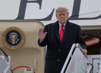 Trump Orders NIH Women’s Health Division and White House Task Force President Donald Trump waves as he boards Air Force One
