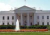 The north facade of the White House