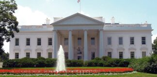 The north facade of the White House