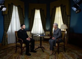 Zelenskyy Says Intel, Starlink Issues Resolved; Air Defense Lags Zelenskyy air defense warning interview with journalist Alla Mazur for TSN Week on 1+1