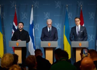 Zelenskyy Says U.S. Backs Strong Security Guarantees for Ukraine Volodymyr Zelenskyy at an Oslo press conference discussing Ukraine security guarantees.